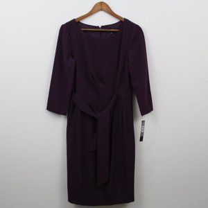 ⬇️$25 Tahari ArthurS. Levine Purple 3/4 Sleeve Dress